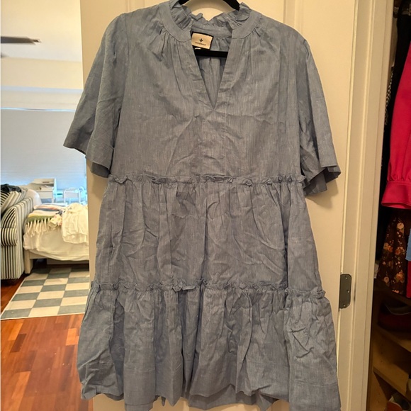 Tuckernuck Sky Blue Mini Dress - Picture 4 of 6